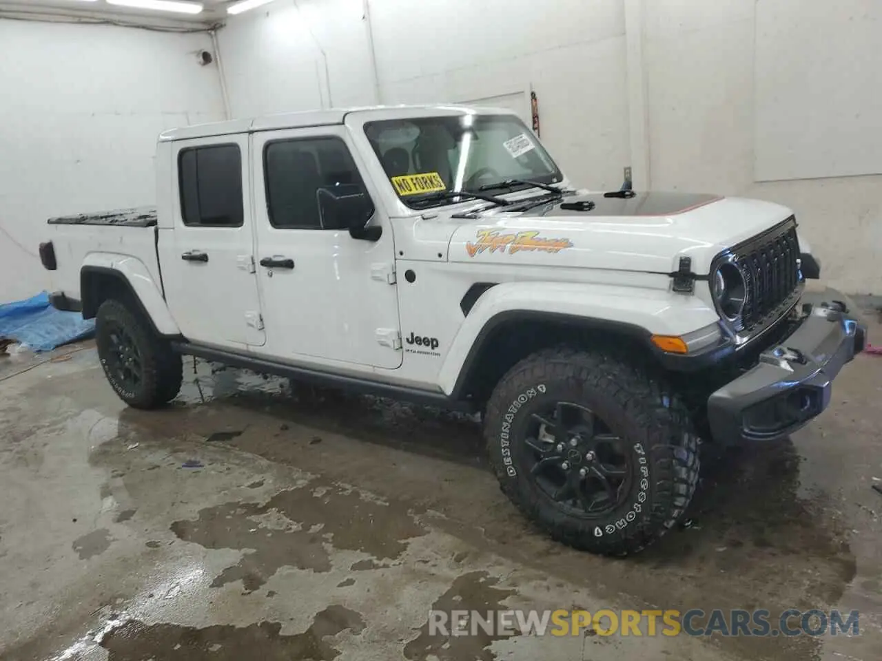 4 Photograph of a damaged car 1C6HJTAG8RL129605 JEEP GLADIATOR 2024