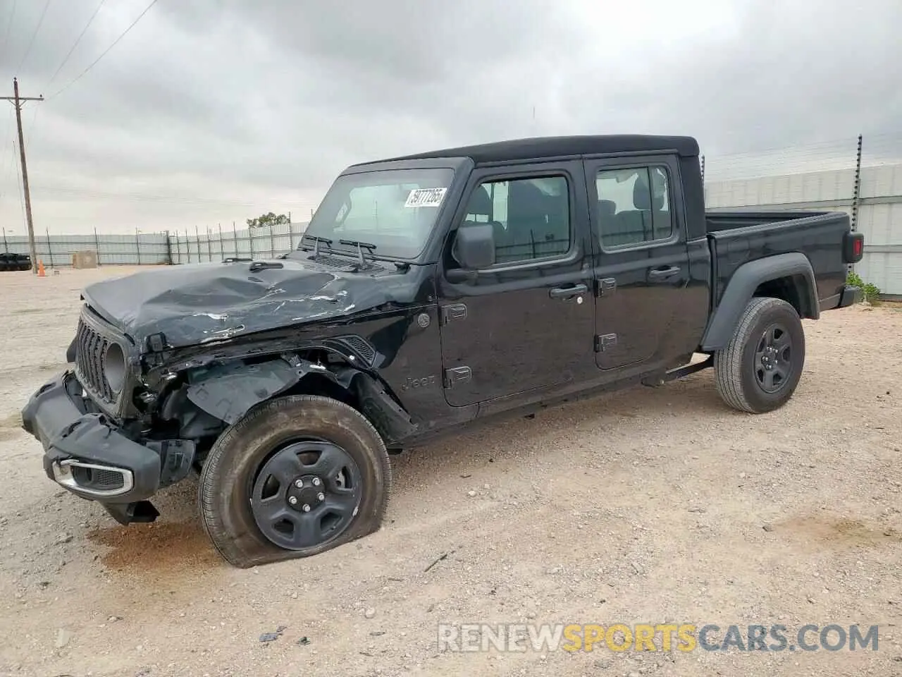 1 Фотография поврежденного автомобиля 1C6HJTAG8RL131113 JEEP GLADIATOR 2024