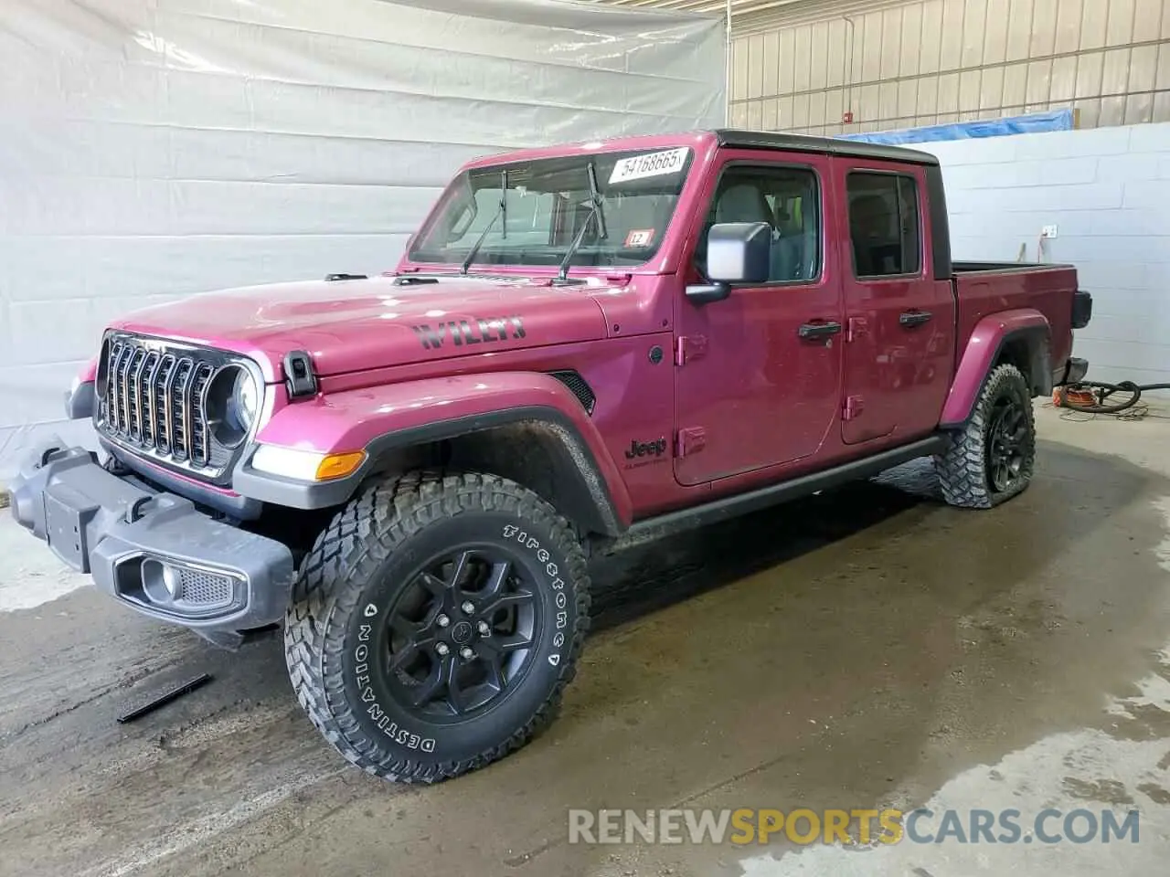 1 Photograph of a damaged car 1C6HJTAG9RL126938 JEEP GLADIATOR 2024