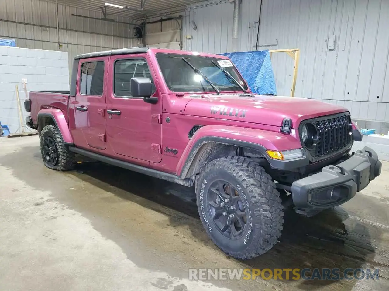 4 Photograph of a damaged car 1C6HJTAG9RL126938 JEEP GLADIATOR 2024