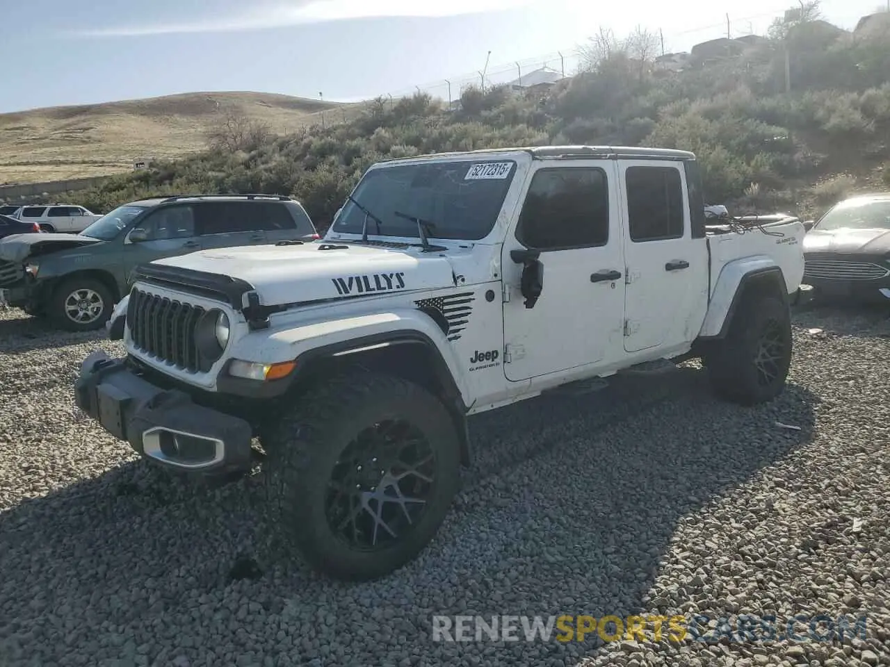 1 Фотография поврежденного автомобиля 1C6JJTAG5RL113296 JEEP GLADIATOR 2024
