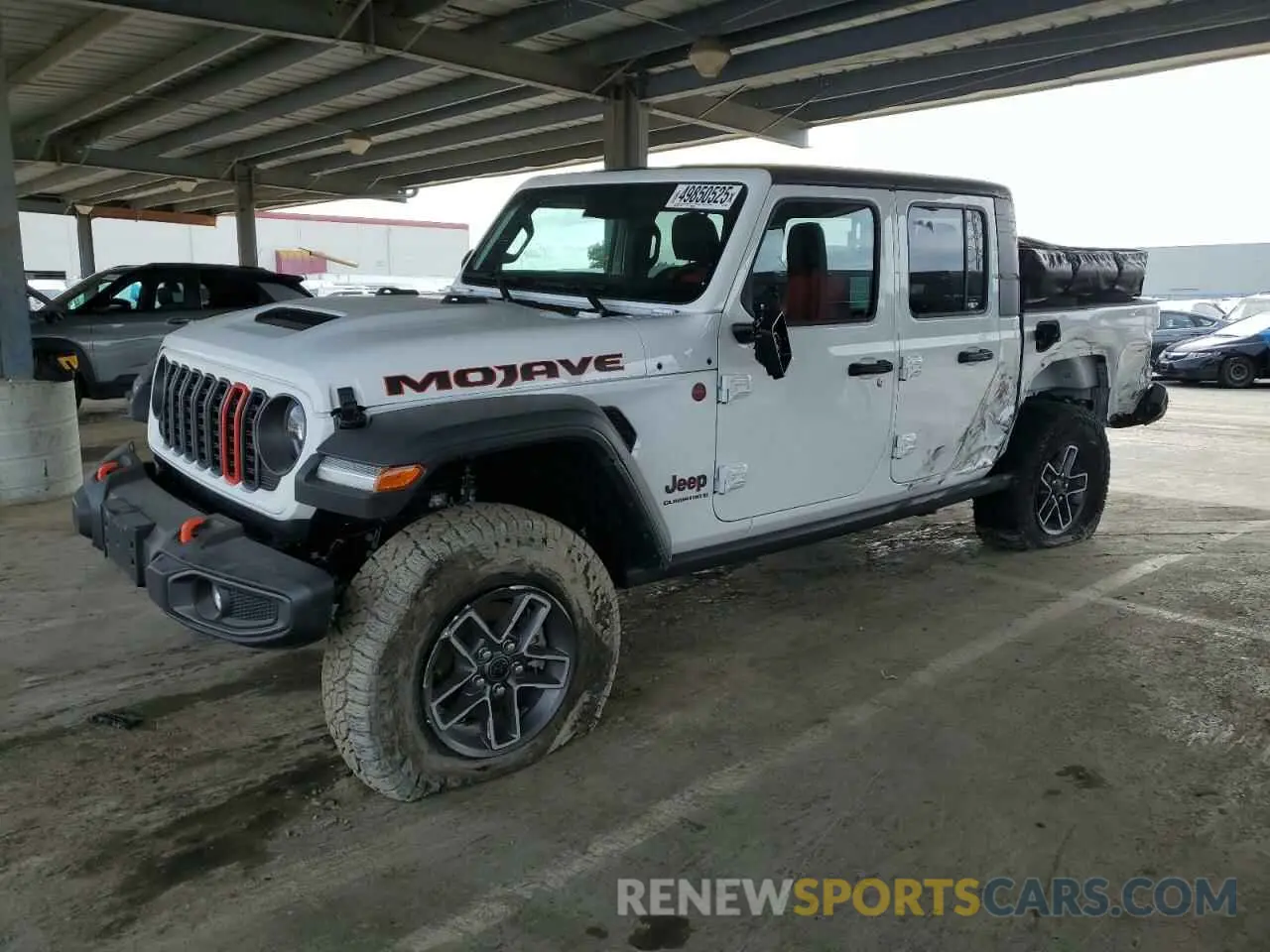 1 Photograph of a damaged car 1C6JJTEGXRL105429 JEEP GLADIATOR 2024