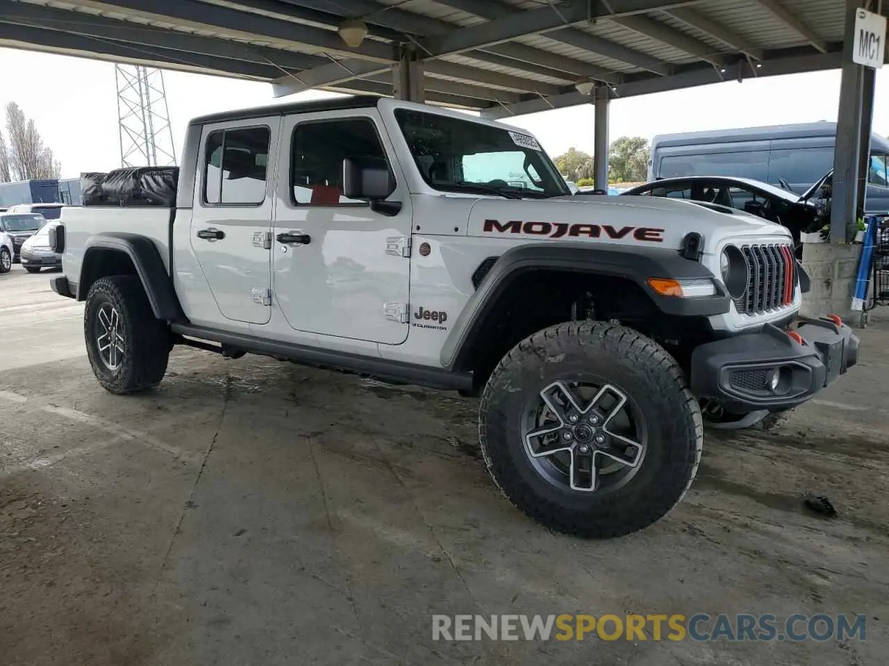 4 Photograph of a damaged car 1C6JJTEGXRL105429 JEEP GLADIATOR 2024