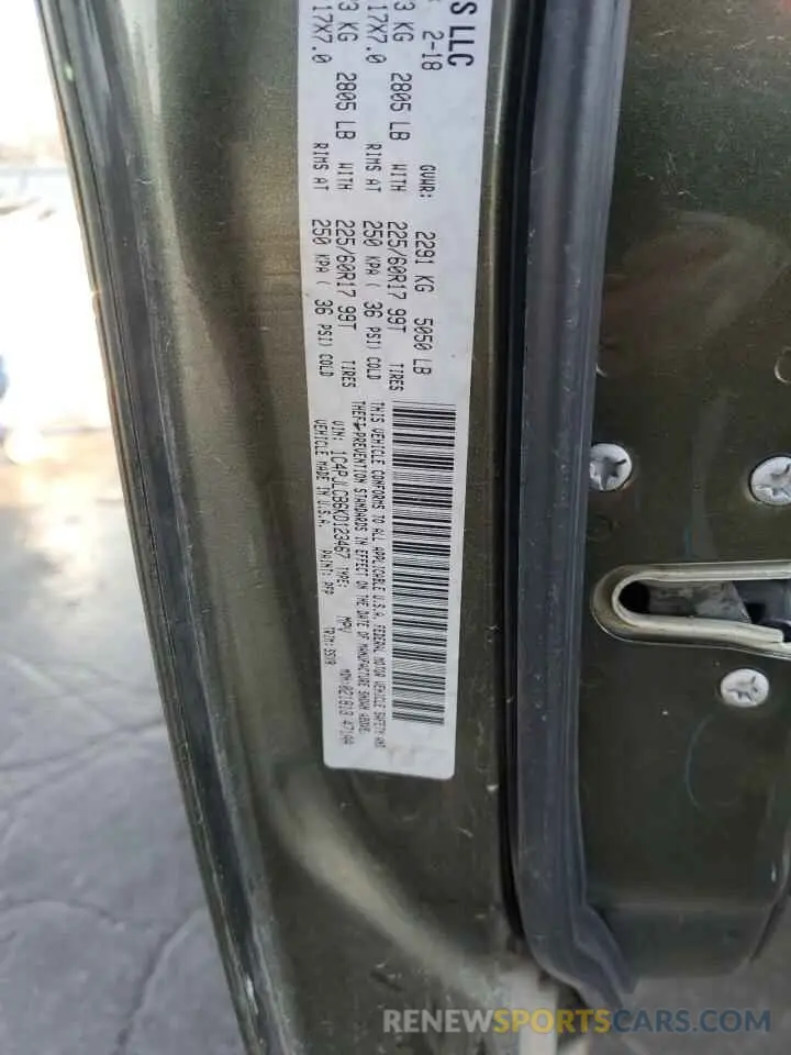 14 Фотография поврежденного автомобиля 1C4PJLCB6KD123467 JEEP GRAND CHER 2019