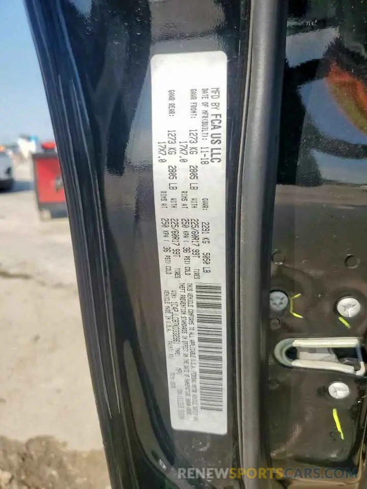 13 Photograph of a damaged car 1C4PJLCB7KD332961 JEEP GRAND CHER 2019