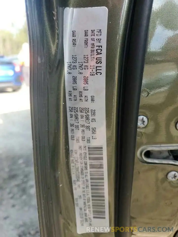 16 Photograph of a damaged car 1C4PJLCB8KD339546 JEEP GRAND CHER 2019