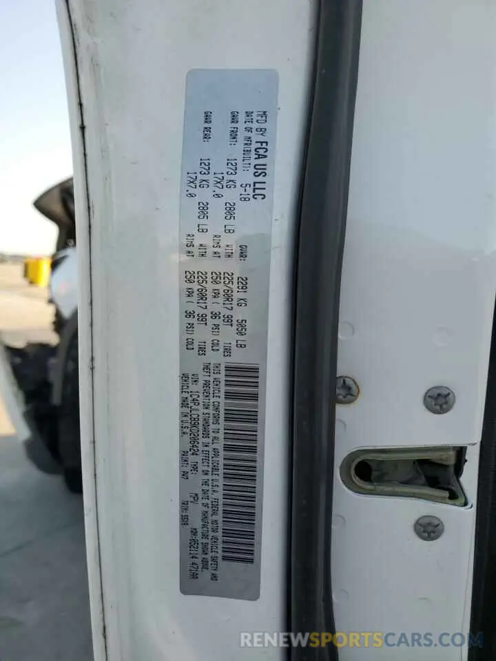 14 Photograph of a damaged car 1C4PJLCB9KD206424 JEEP GRAND CHER 2019