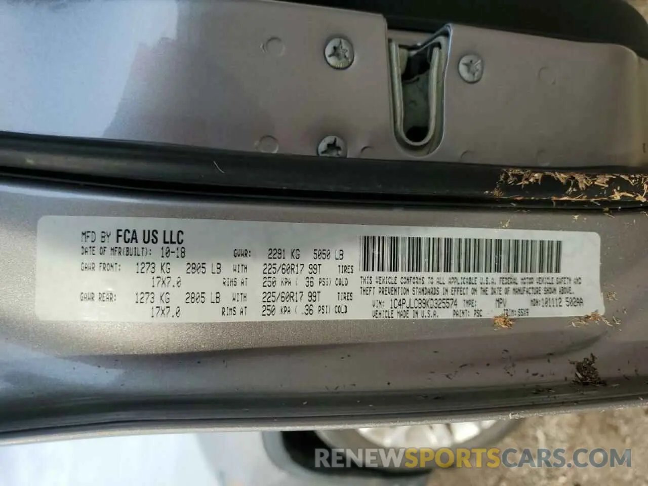 14 Фотография поврежденного автомобиля 1C4PJLCB9KD325574 JEEP GRAND CHER 2019