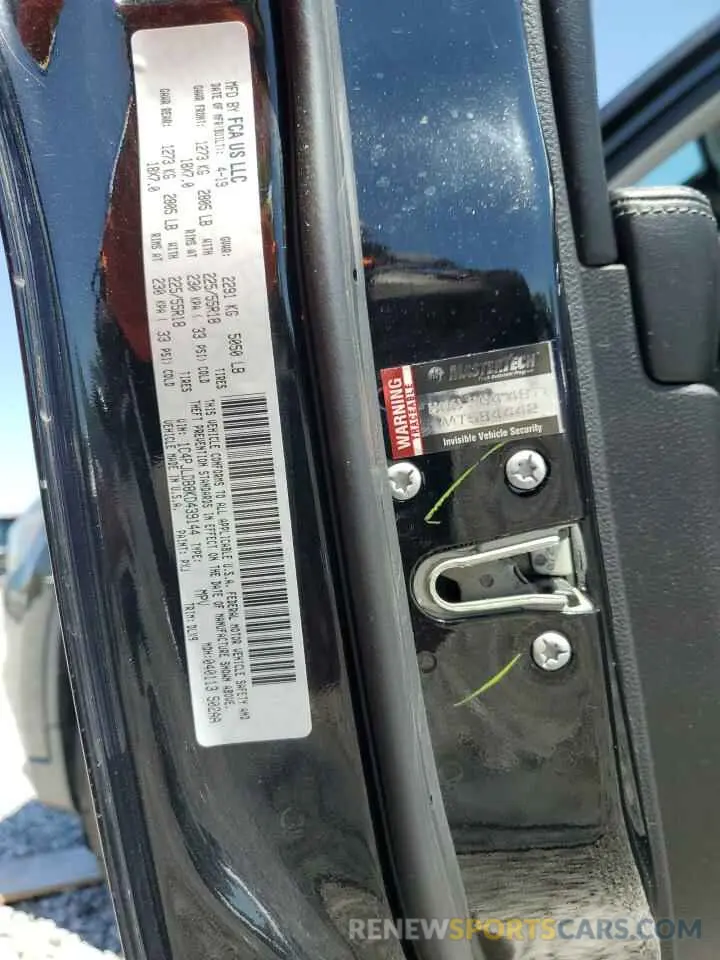 15 Фотография поврежденного автомобиля 1C4PJLDB8KD439144 JEEP GRAND CHER 2019