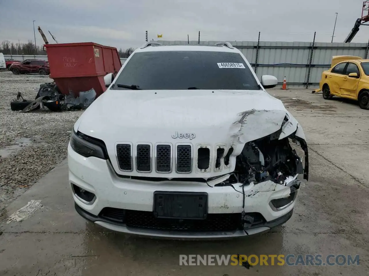 5 Photograph of a damaged car 1C4PJLDX2KD263106 JEEP GRAND CHER 2019