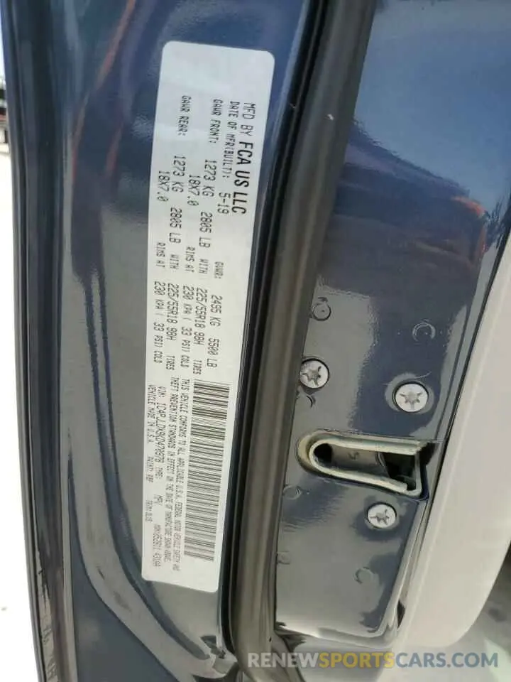 14 Photograph of a damaged car 1C4PJLDX9KD470978 JEEP GRAND CHER 2019