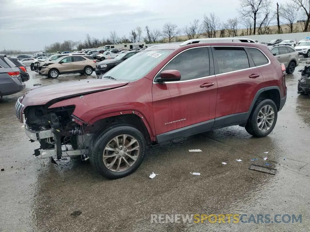 1 Photograph of a damaged car 1C4PJLLB9KD454527 JEEP GRAND CHER 2019