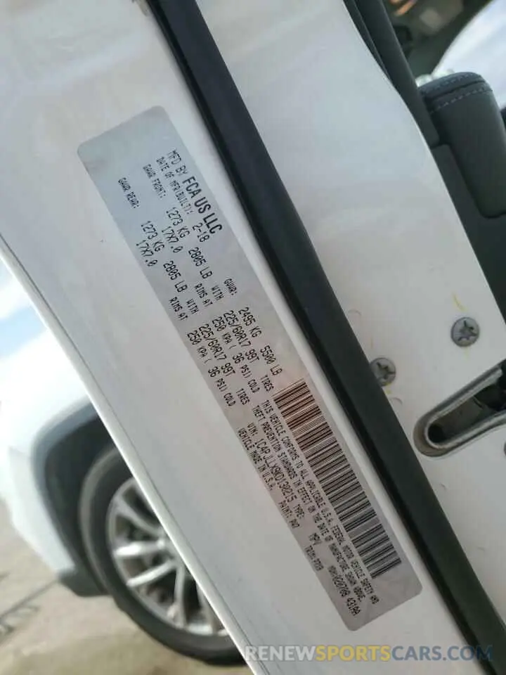 12 Фотография поврежденного автомобиля 1C4PJLLX9KD130215 JEEP GRAND CHER 2019
