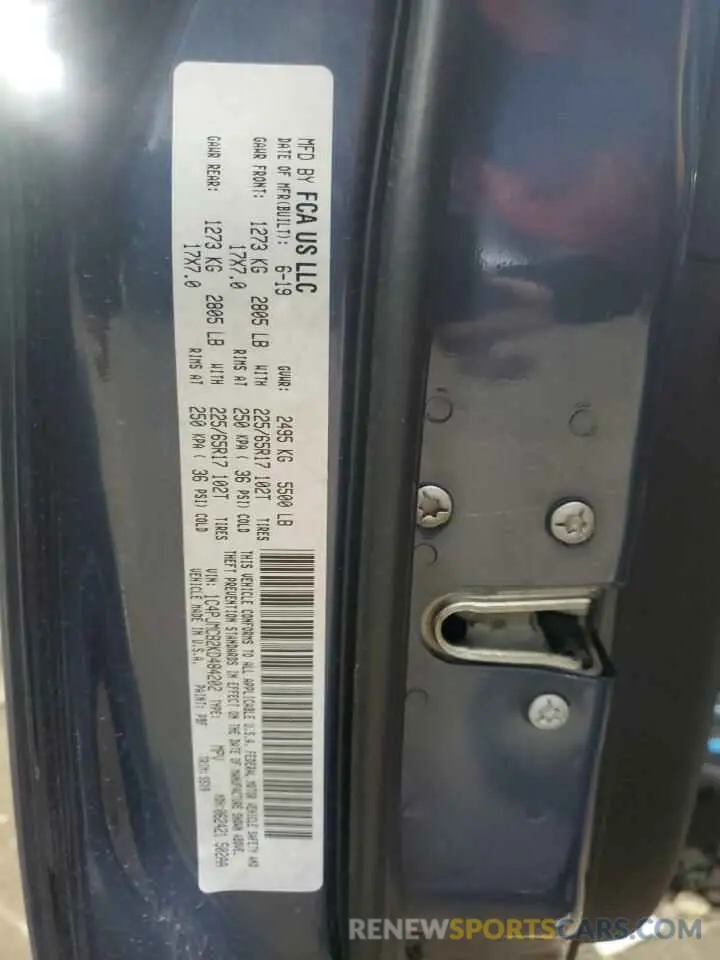 13 Photograph of a damaged car 1C4PJMCB2KD484202 JEEP GRAND CHER 2019