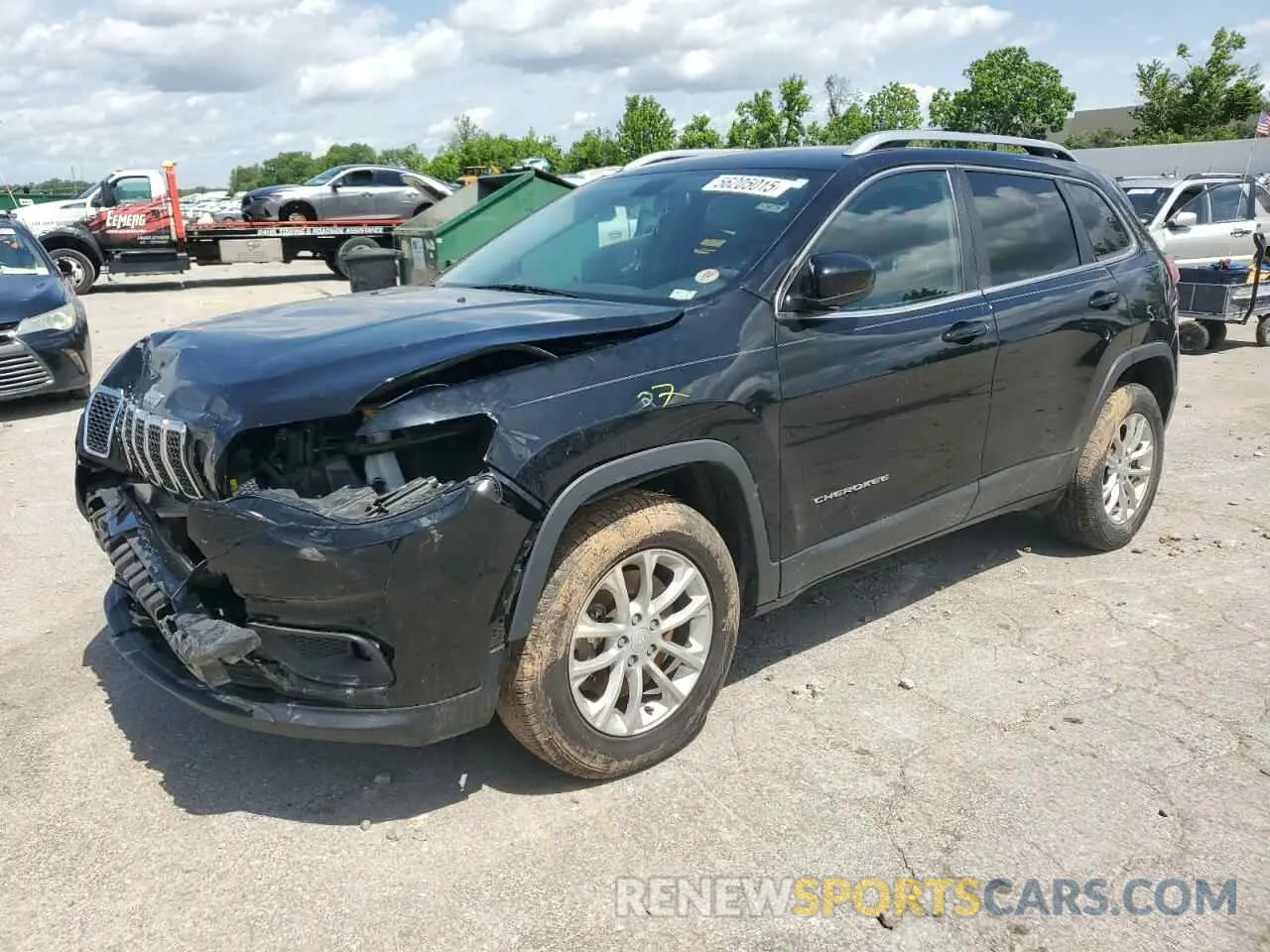 1 Photograph of a damaged car 1C4PJMCB8KD212964 JEEP GRAND CHER 2019