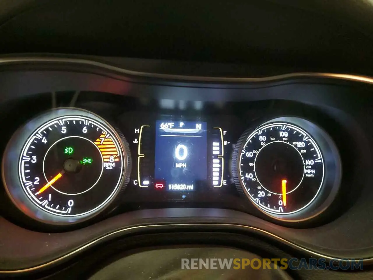 9 Photograph of a damaged car 1C4PJMCX2KD452975 JEEP GRAND CHER 2019