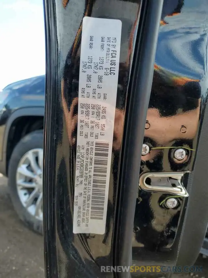 12 Фотография поврежденного автомобиля 1C4PJMCX8KD229789 JEEP GRAND CHER 2019