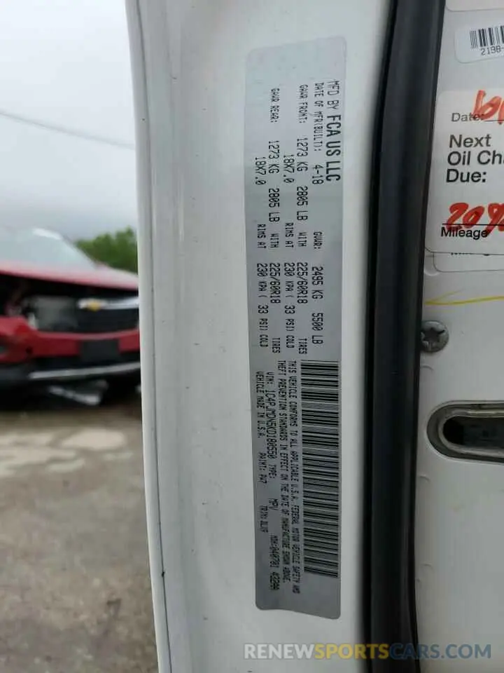 12 Photograph of a damaged car 1C4PJMDN5KD180550 JEEP GRAND CHER 2019