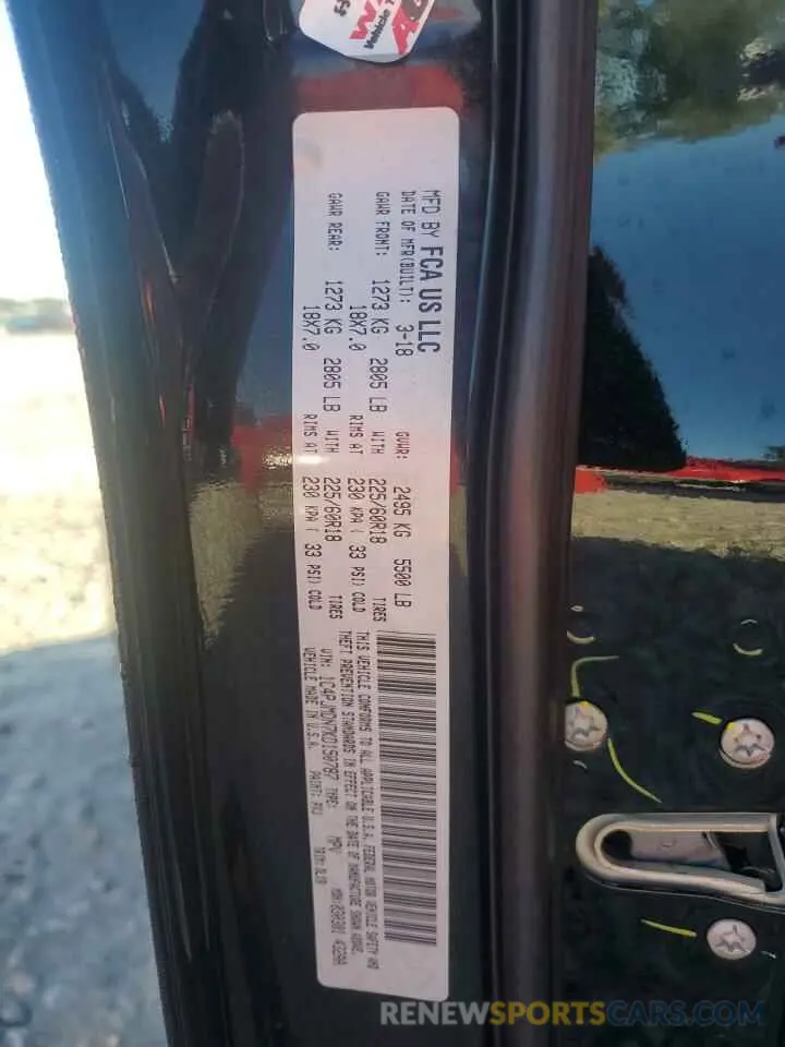 15 Photograph of a damaged car 1C4PJMDN7KD150787 JEEP GRAND CHER 2019