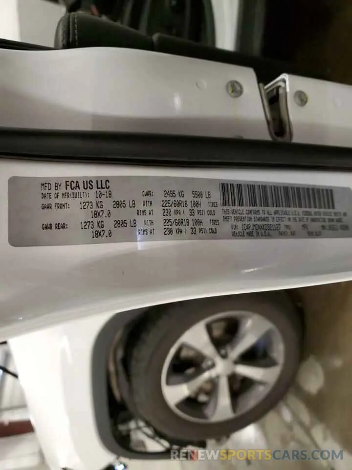 16 Фотография поврежденного автомобиля 1C4PJMDNXKD321127 JEEP GRAND CHER 2019