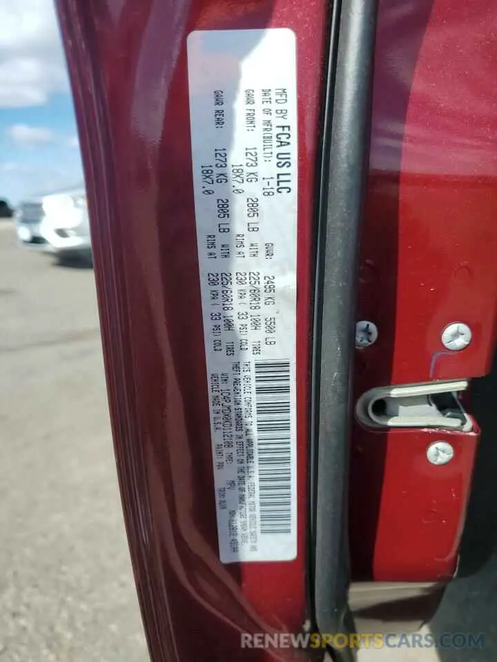 13 Photograph of a damaged car 1C4PJMDX0KD112108 JEEP GRAND CHER 2019