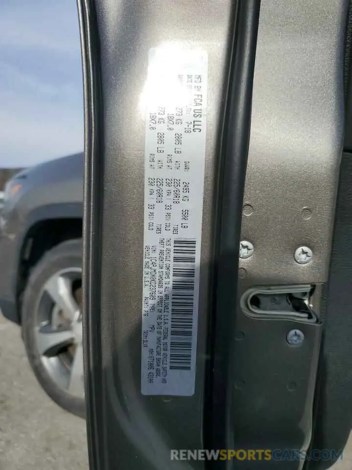 13 Фотография поврежденного автомобиля 1C4PJMDX0KD237609 JEEP GRAND CHER 2019