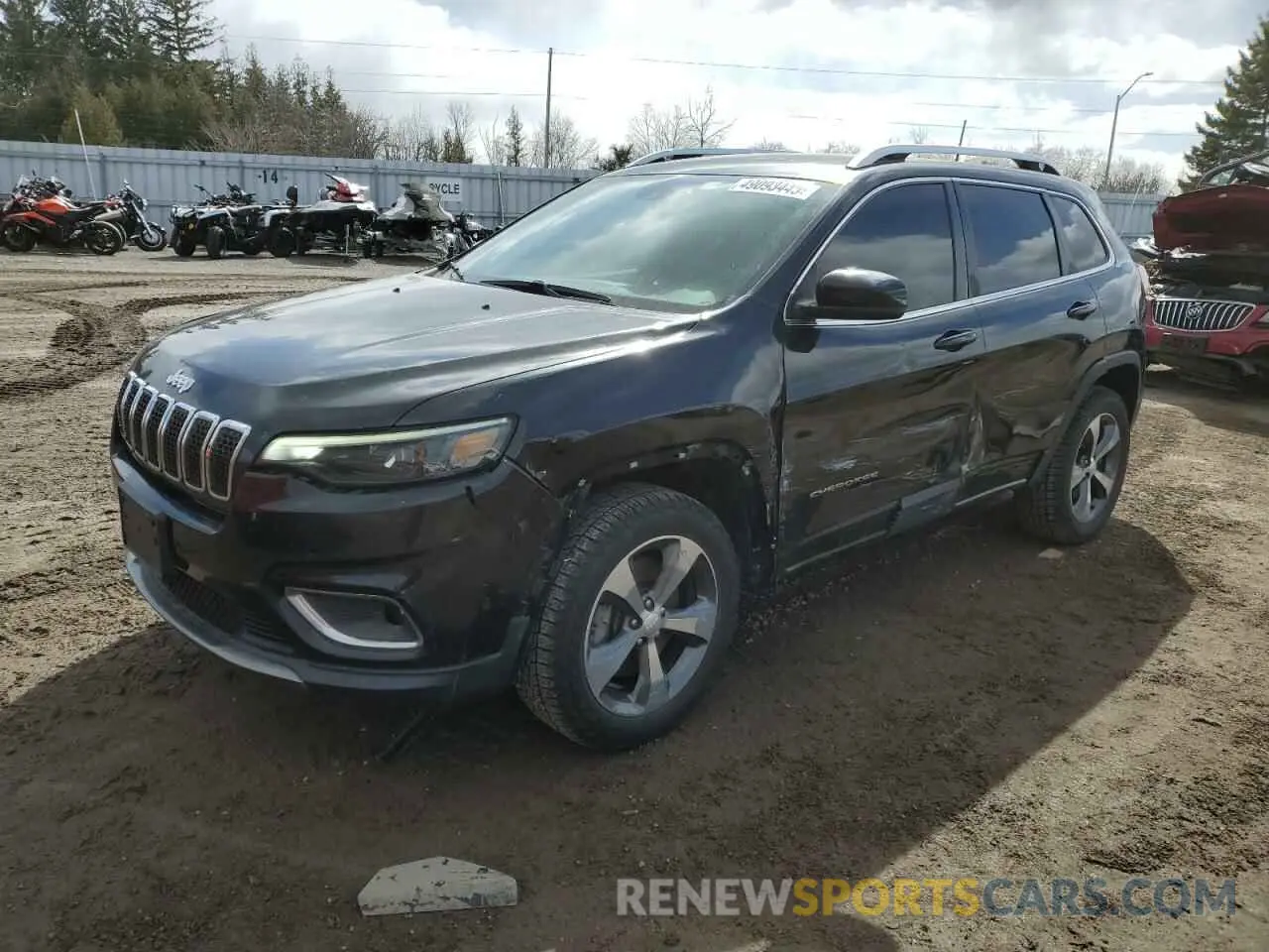 1 Photograph of a damaged car 1C4PJMDX3KD114953 JEEP GRAND CHER 2019