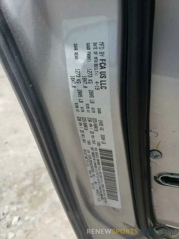 14 Photograph of a damaged car 1C4PJMDX4KD447548 JEEP GRAND CHER 2019