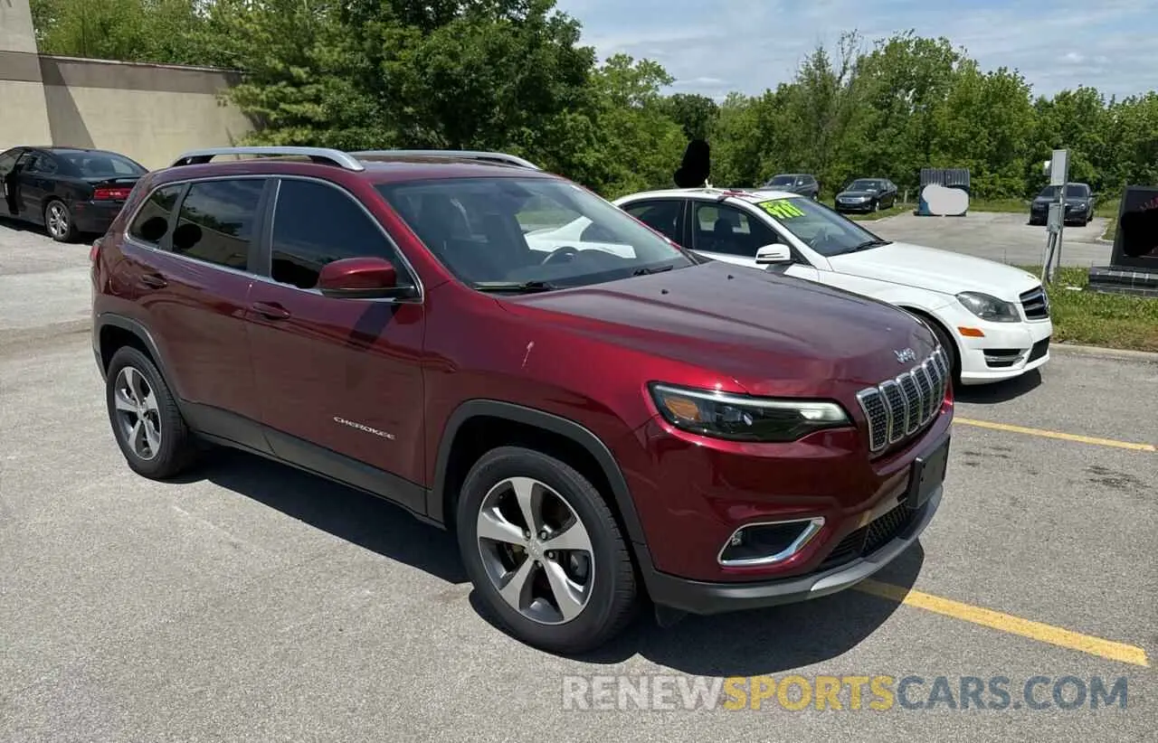 1 Photograph of a damaged car 1C4PJMDX5KD126098 JEEP GRAND CHER 2019