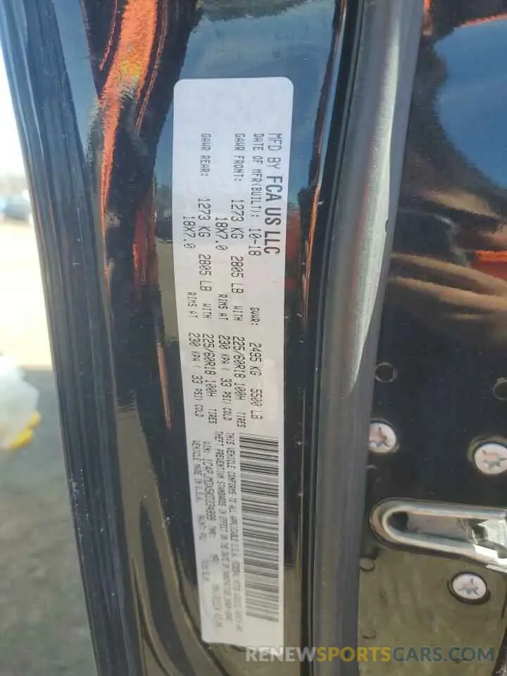 13 Фотография поврежденного автомобиля 1C4PJMDX5KD334899 JEEP GRAND CHER 2019