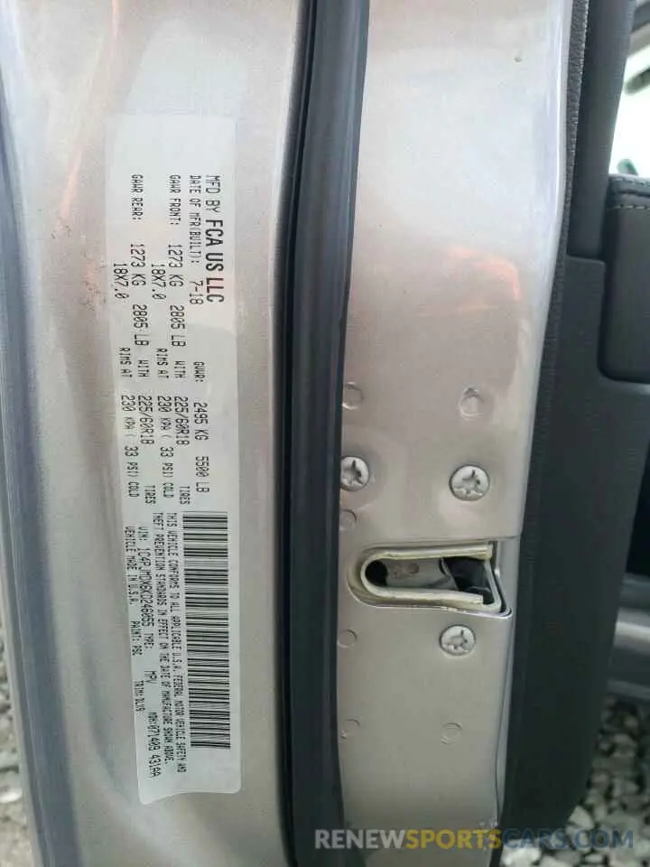 13 Photograph of a damaged car 1C4PJMDX6KD246055 JEEP GRAND CHER 2019