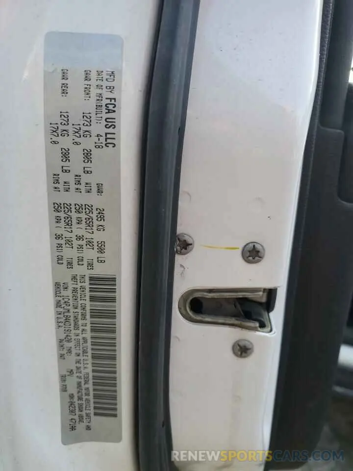 12 Фотография поврежденного автомобиля 1C4PJMLB4KD191420 JEEP GRAND CHER 2019