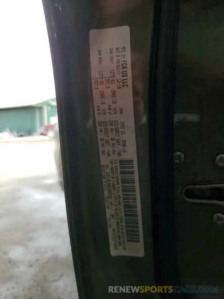 14 Фотография поврежденного автомобиля 1C4PJMLB4KD368192 JEEP GRAND CHER 2019