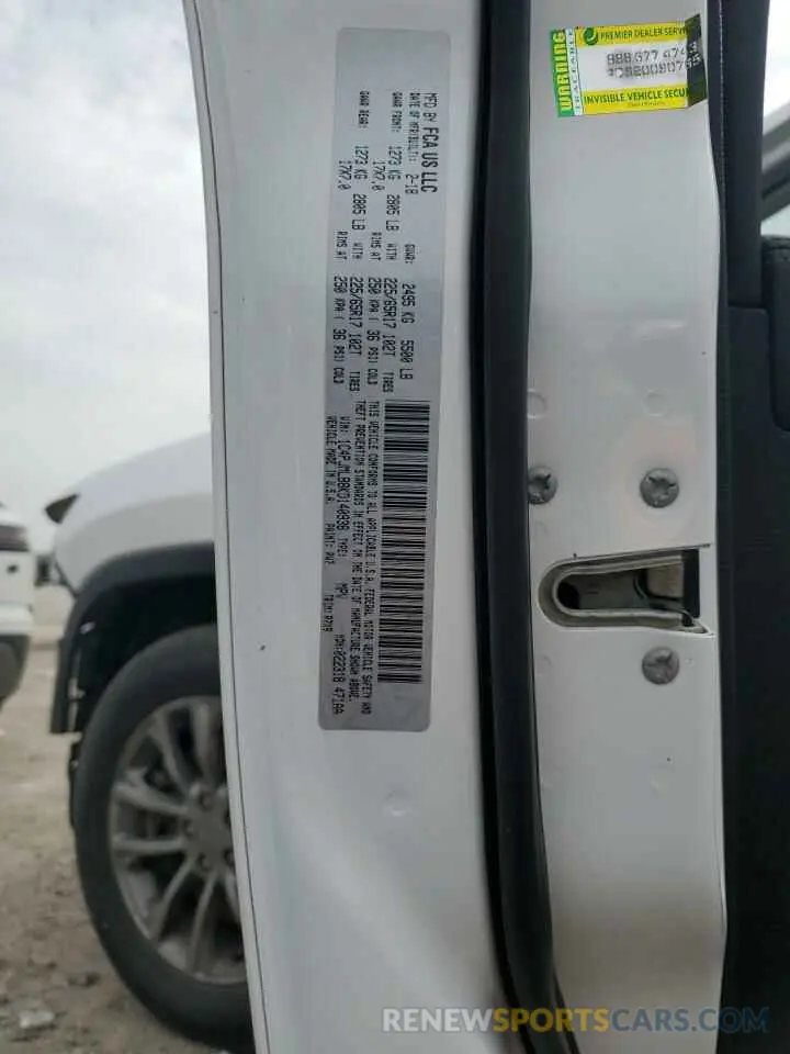 12 Photograph of a damaged car 1C4PJMLB8KD140938 JEEP GRAND CHER 2019