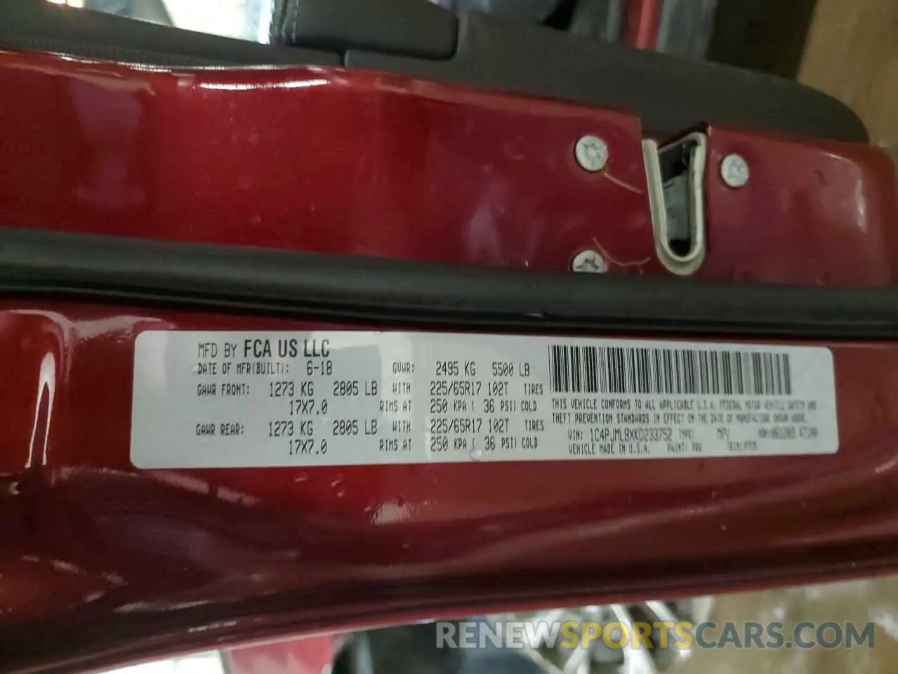 14 Фотография поврежденного автомобиля 1C4PJMLBXKD233752 JEEP GRAND CHER 2019