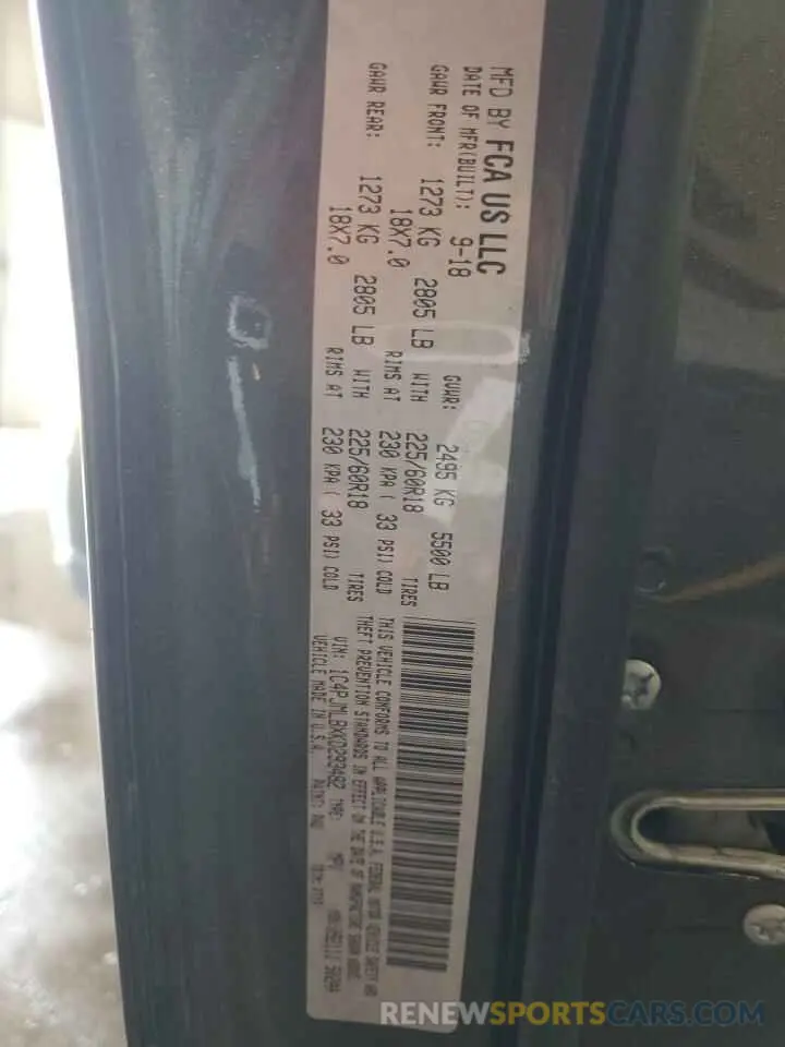 14 Photograph of a damaged car 1C4PJMLBXKD293482 JEEP GRAND CHER 2019