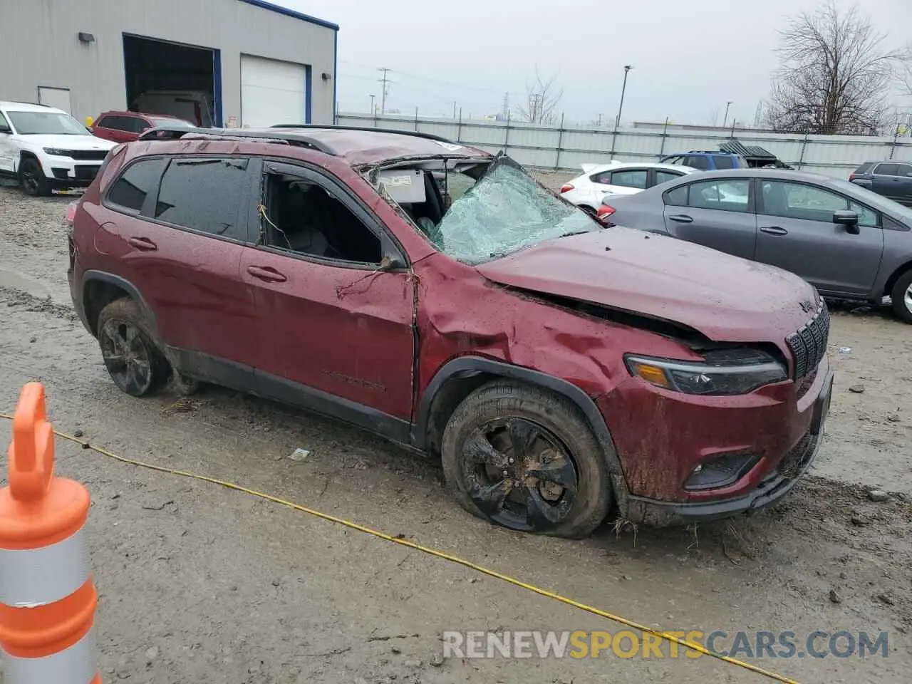 4 Фотография поврежденного автомобиля 1C4PJMLX1KD492464 JEEP GRAND CHER 2019