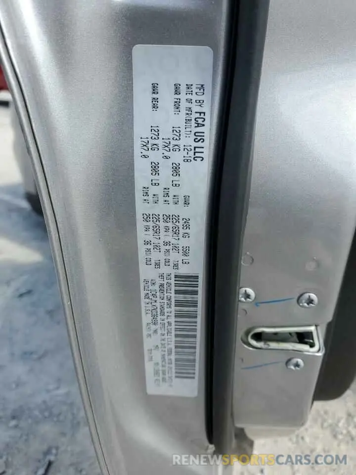 16 Фотография поврежденного автомобиля 1C4PJMLX7KD364990 JEEP GRAND CHER 2019