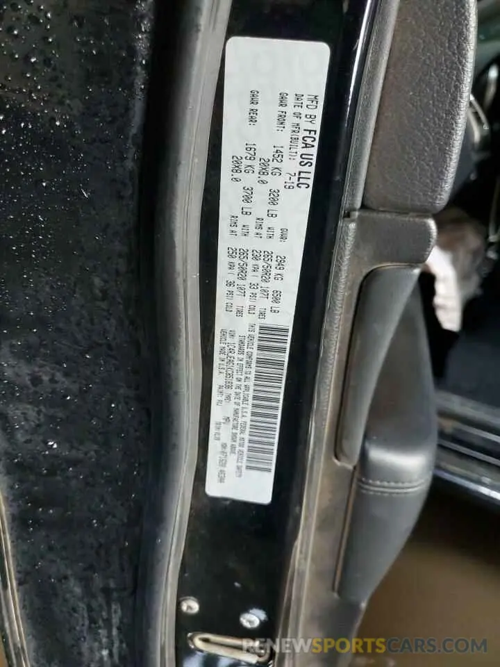15 Фотография поврежденного автомобиля 1C4RJEAG1KC851836 JEEP GRAND CHER 2019