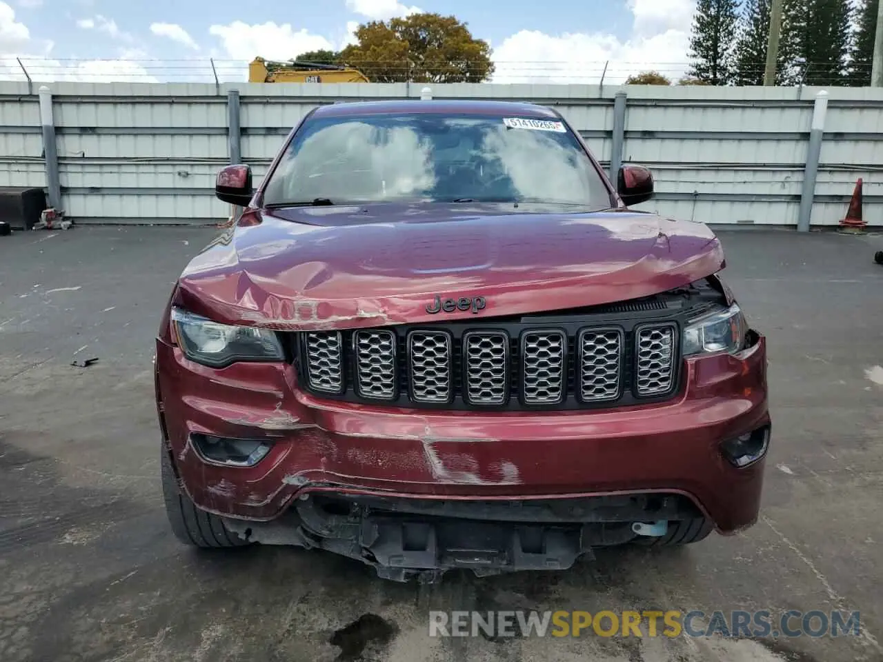 5 Фотография поврежденного автомобиля 1C4RJEAG5KC572244 JEEP GRAND CHER 2019