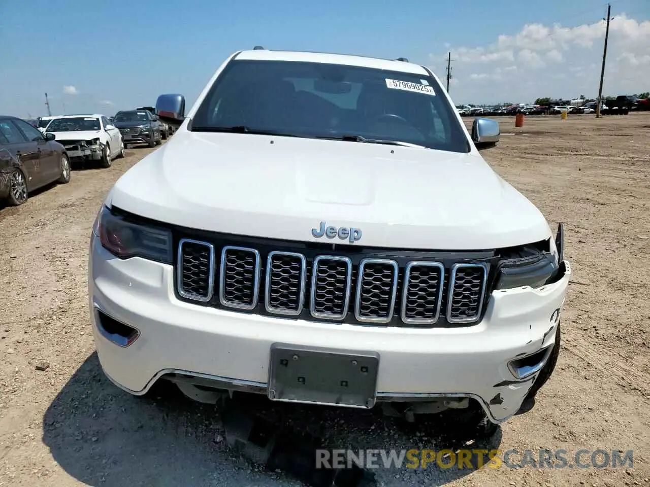 5 Photograph of a damaged car 1C4RJEBG2KC763022 JEEP GRAND CHER 2019