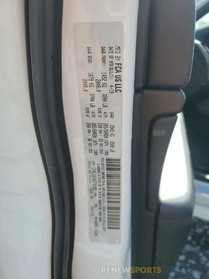 15 Photograph of a damaged car 1C4RJEBG3KC731955 JEEP GRAND CHER 2019