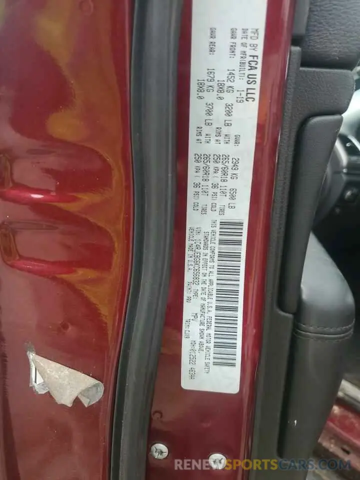 14 Photograph of a damaged car 1C4RJEBG6KC656832 JEEP GRAND CHER 2019