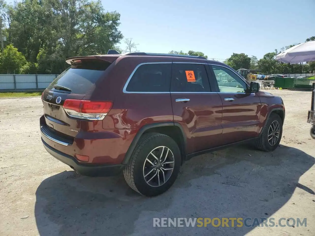 3 Фотография поврежденного автомобиля 1C4RJEBG7KC656564 JEEP GRAND CHER 2019