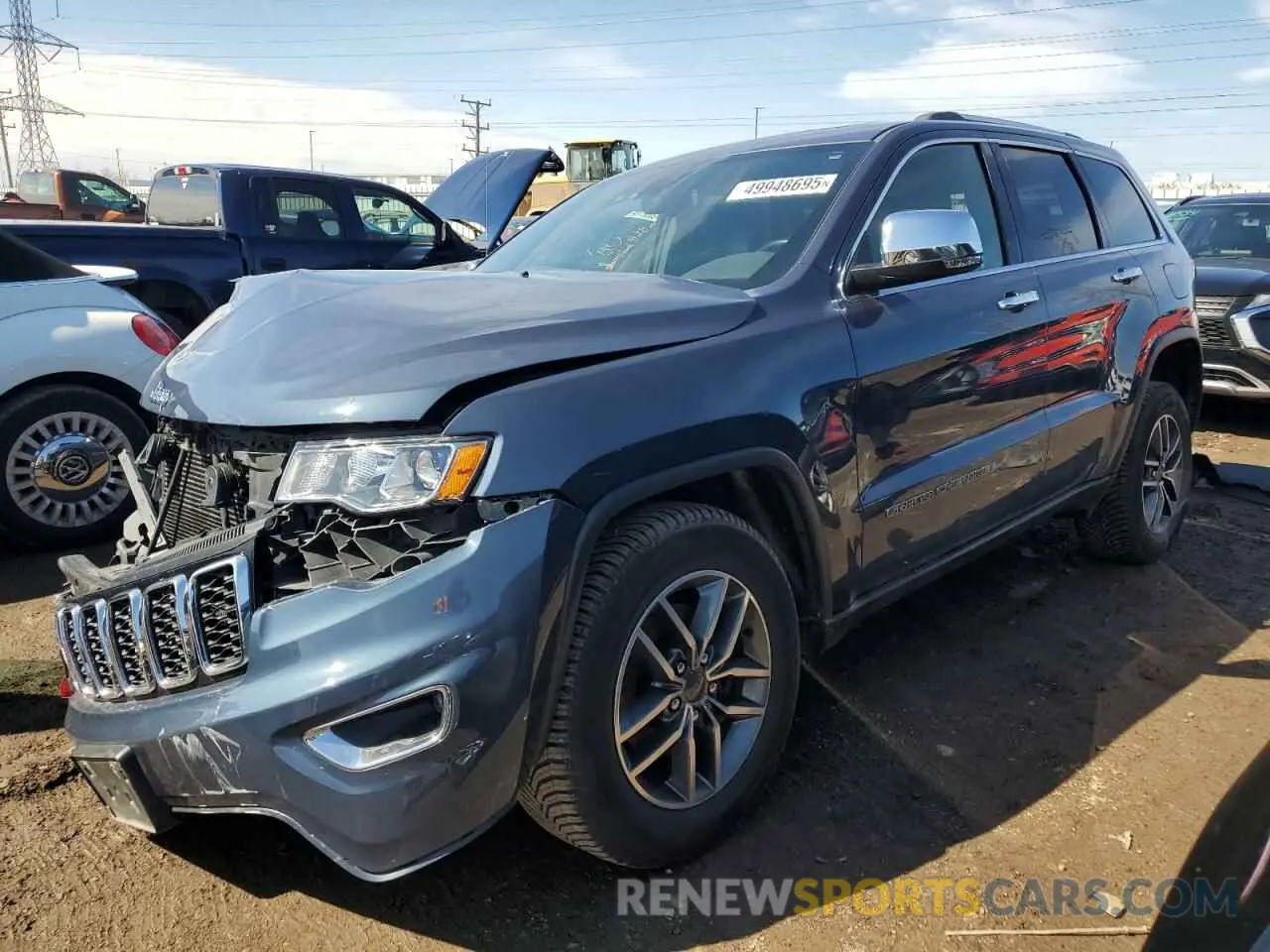 1 Photograph of a damaged car 1C4RJFBG0KC830433 JEEP GRAND CHER 2019