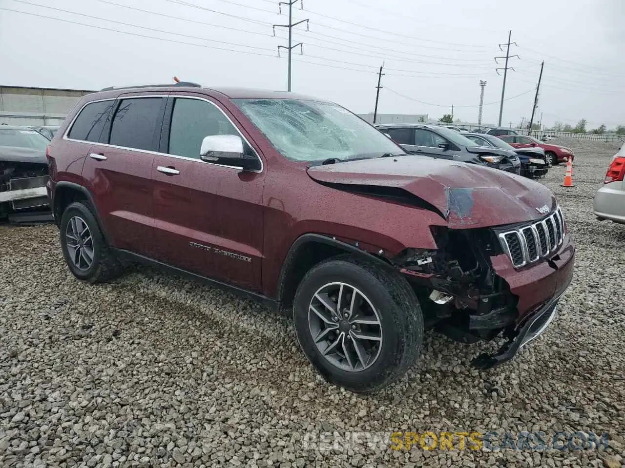 4 Фотография поврежденного автомобиля 1C4RJFBG1KC665511 JEEP GRAND CHER 2019