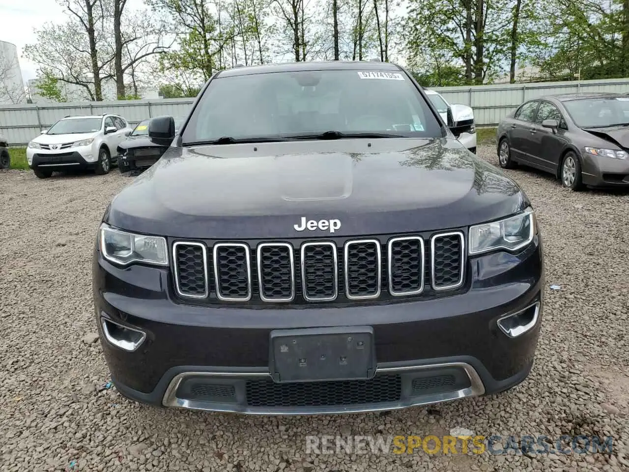 5 Фотография поврежденного автомобиля 1C4RJFBG5KC553813 JEEP GRAND CHER 2019