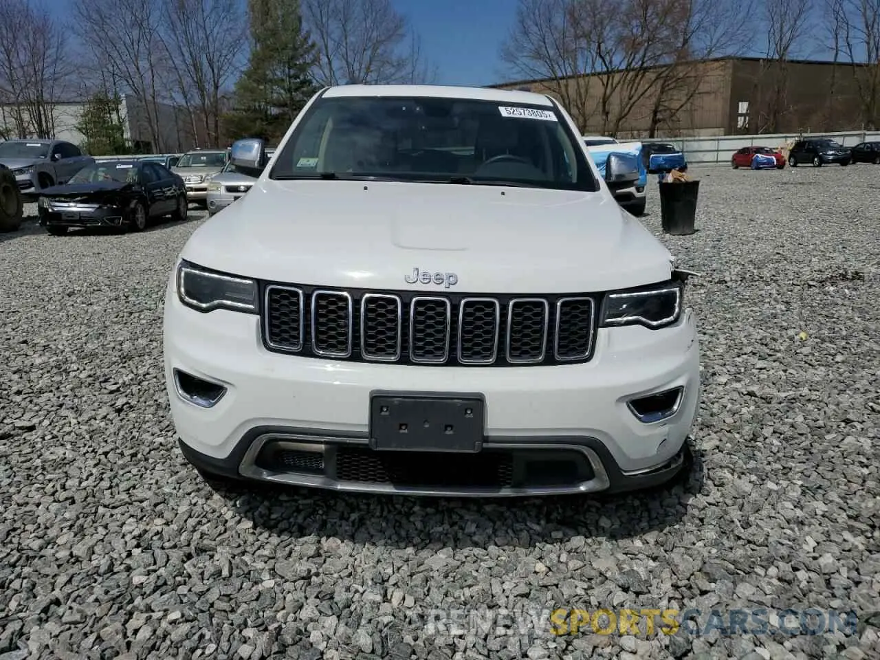 5 Photograph of a damaged car 1C4RJFBG7KC538990 JEEP GRAND CHER 2019