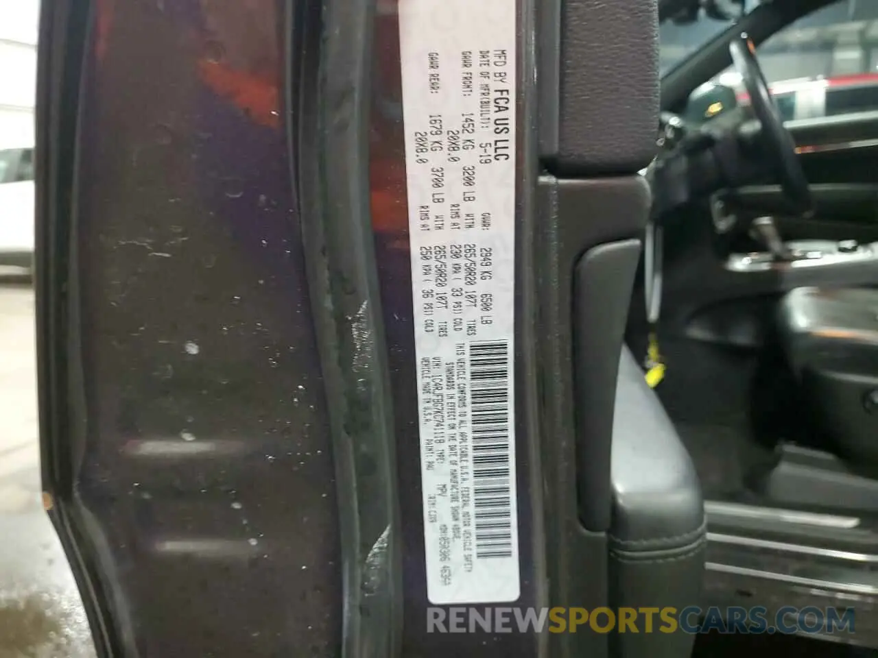 14 Photograph of a damaged car 1C4RJFBG7KC741118 JEEP GRAND CHER 2019