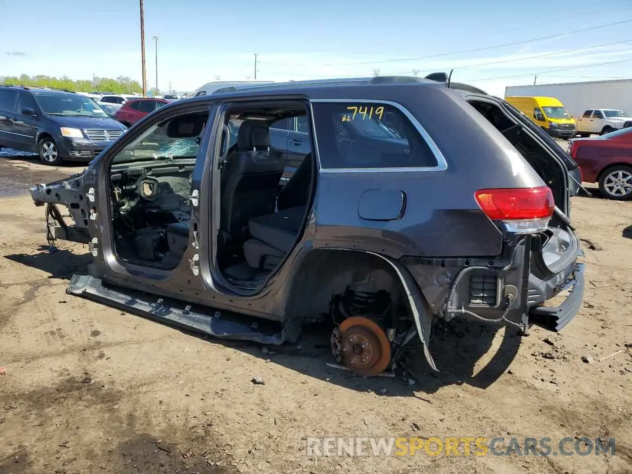 2 Фотография поврежденного автомобиля 1C4RJFBGXKC627419 JEEP GRAND CHER 2019